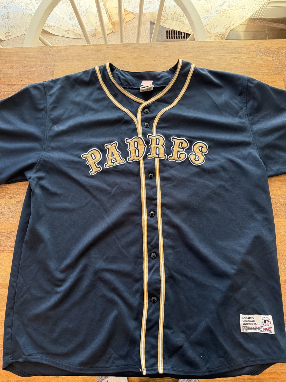 Padres Navy & Gold Baseball Jersey Team Style